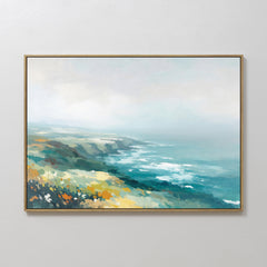 Horizontal — Emerald Cliffs Canvas Art - Horizontal