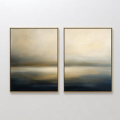 Set — Foggy Bay Impressions - Set Of 2