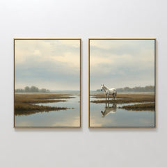 Set — Marsh Reflection - Set Of 2