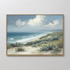 Horizontal — Ocean Bluff Canvas Art - Horizontal
