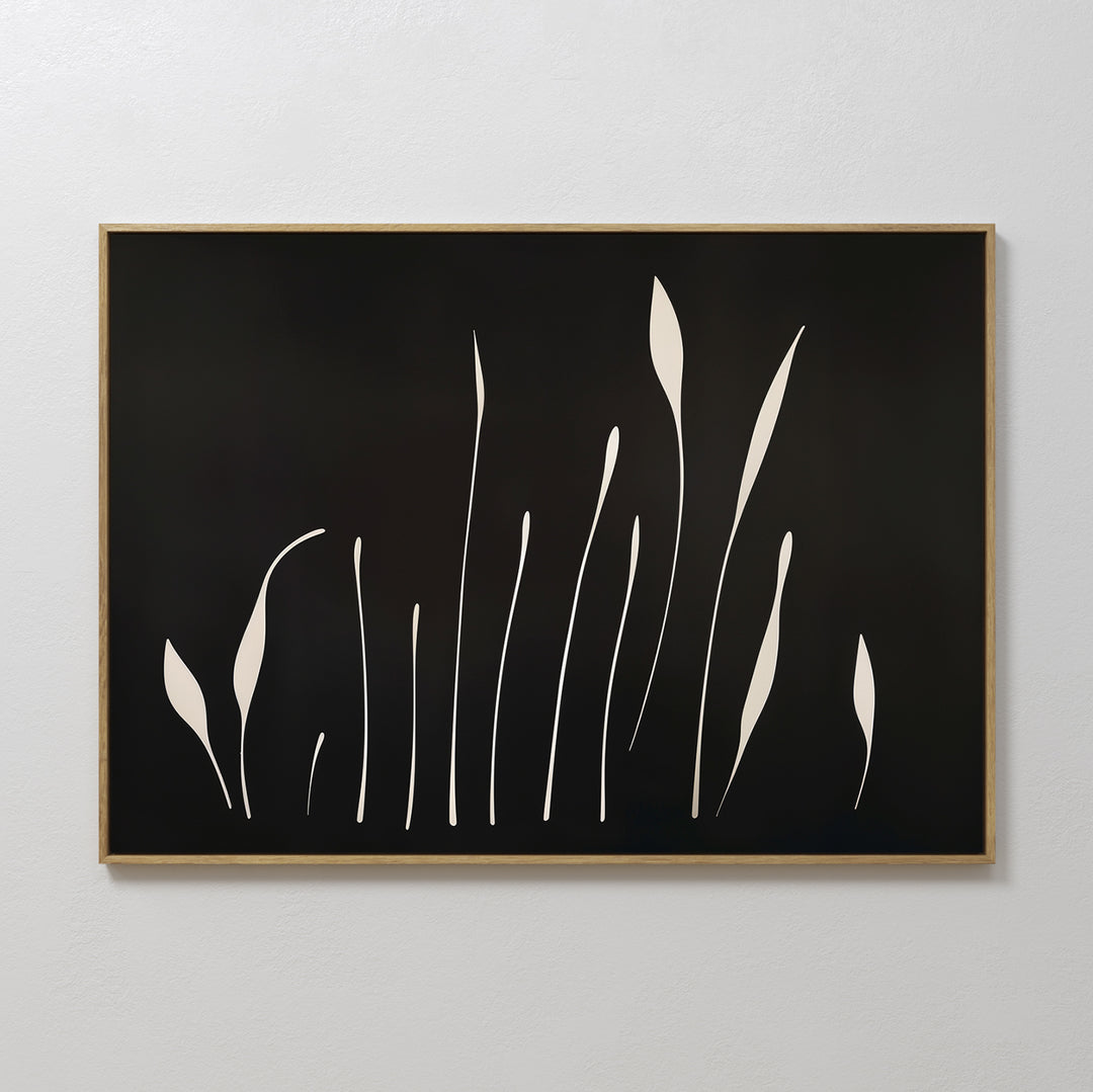 Botanical Silhouettes Abstract Canvas Art