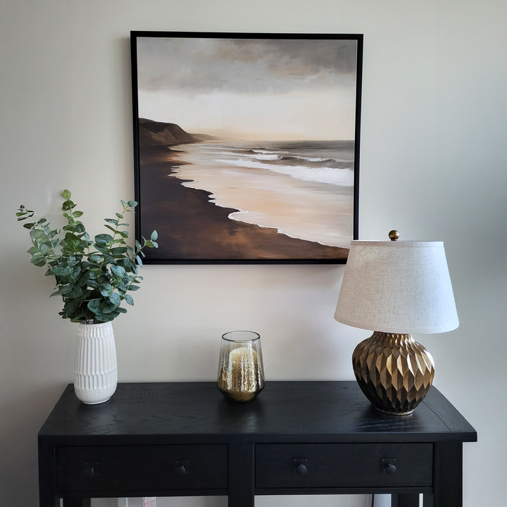 Sandy Shoreline Canvas Art