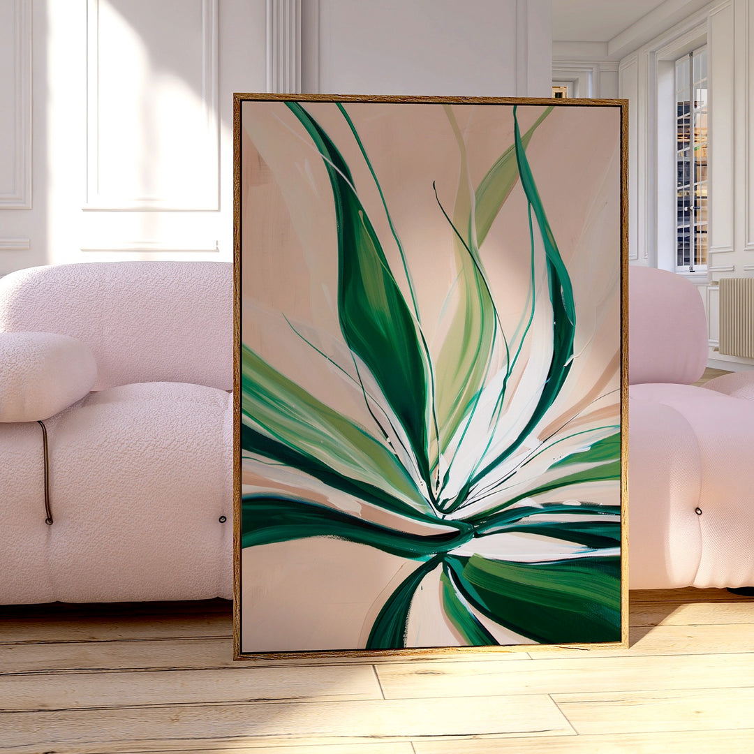 Spring's Essence Abstract Canvas Art