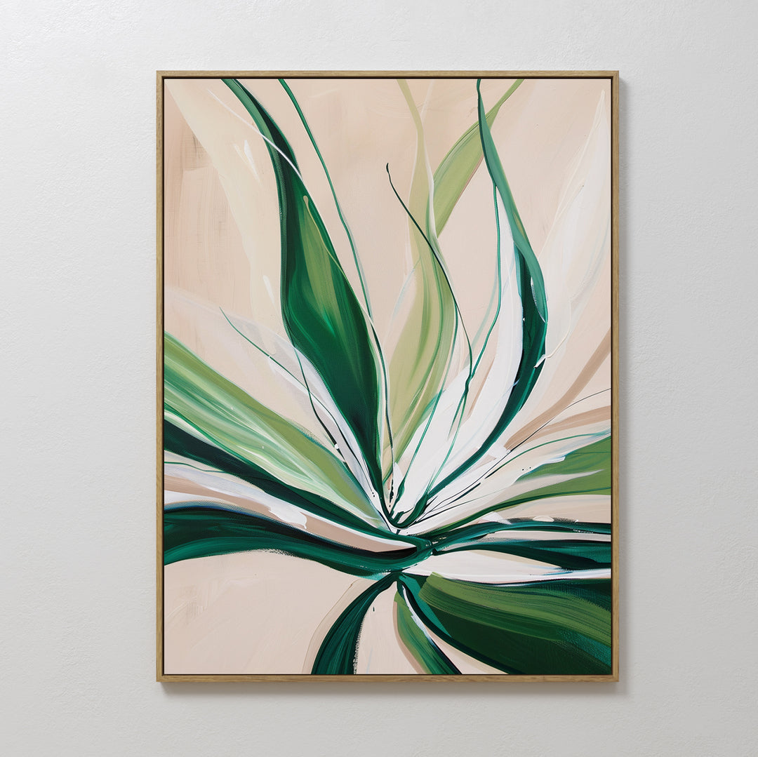 Spring's Essence Abstract Canvas Art