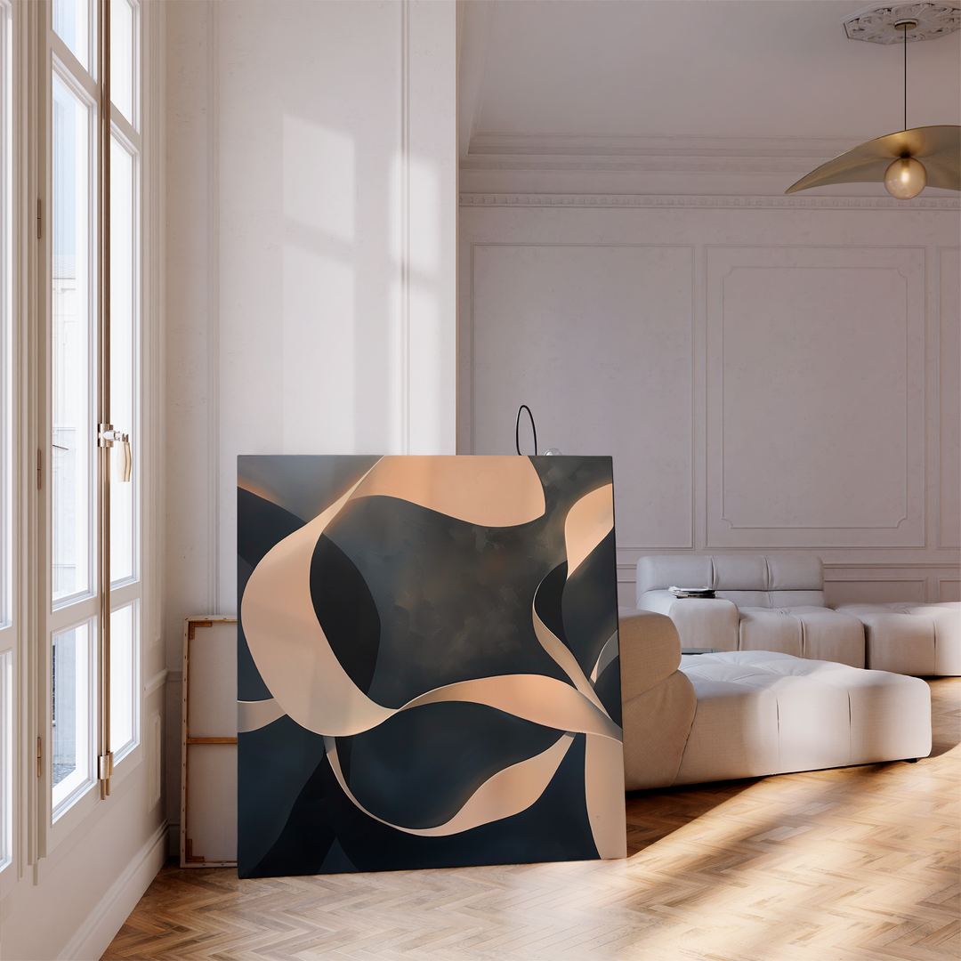 Quiet Division Abstract Canvas Art