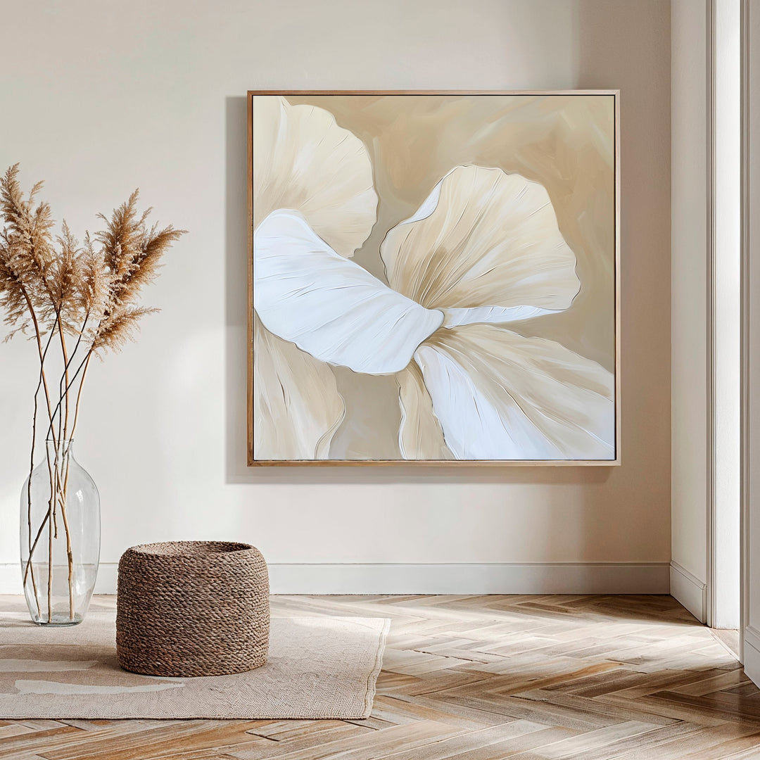 Floral Whisper Abstract Canvas Art