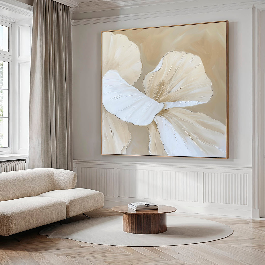Floral Whisper Abstract Canvas Art