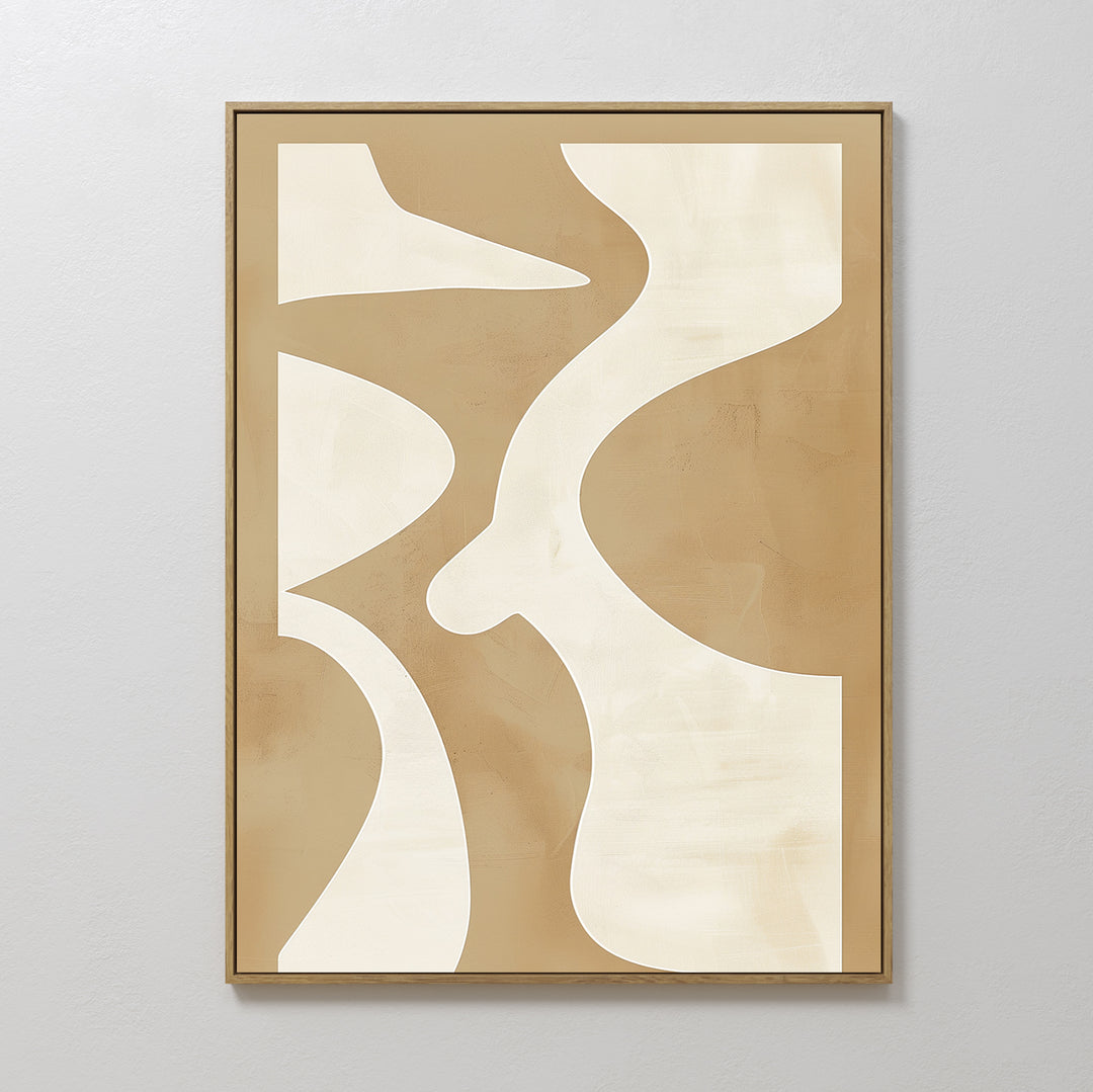 Arctic Lines Abstract Canvas Art