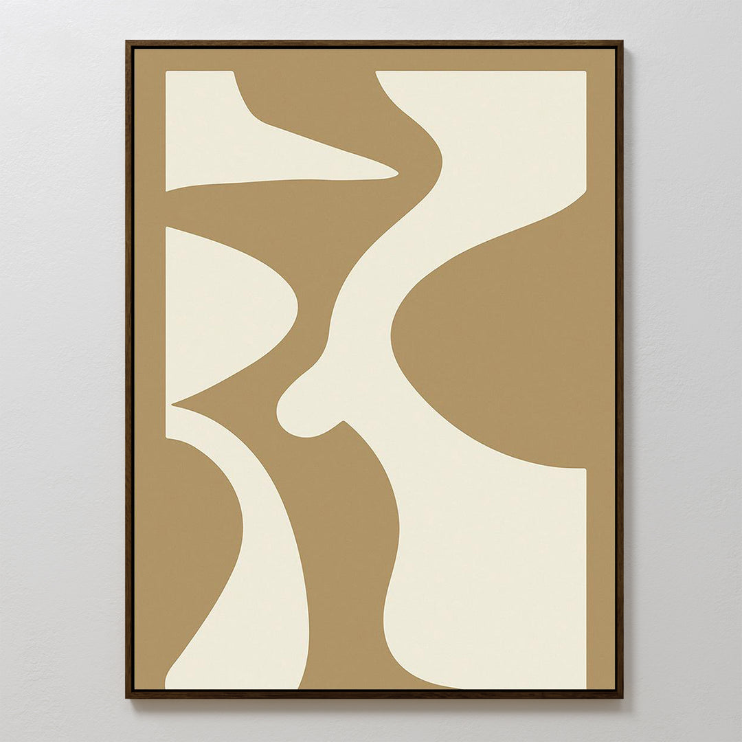 Arctic Lines Abstract Canvas Art