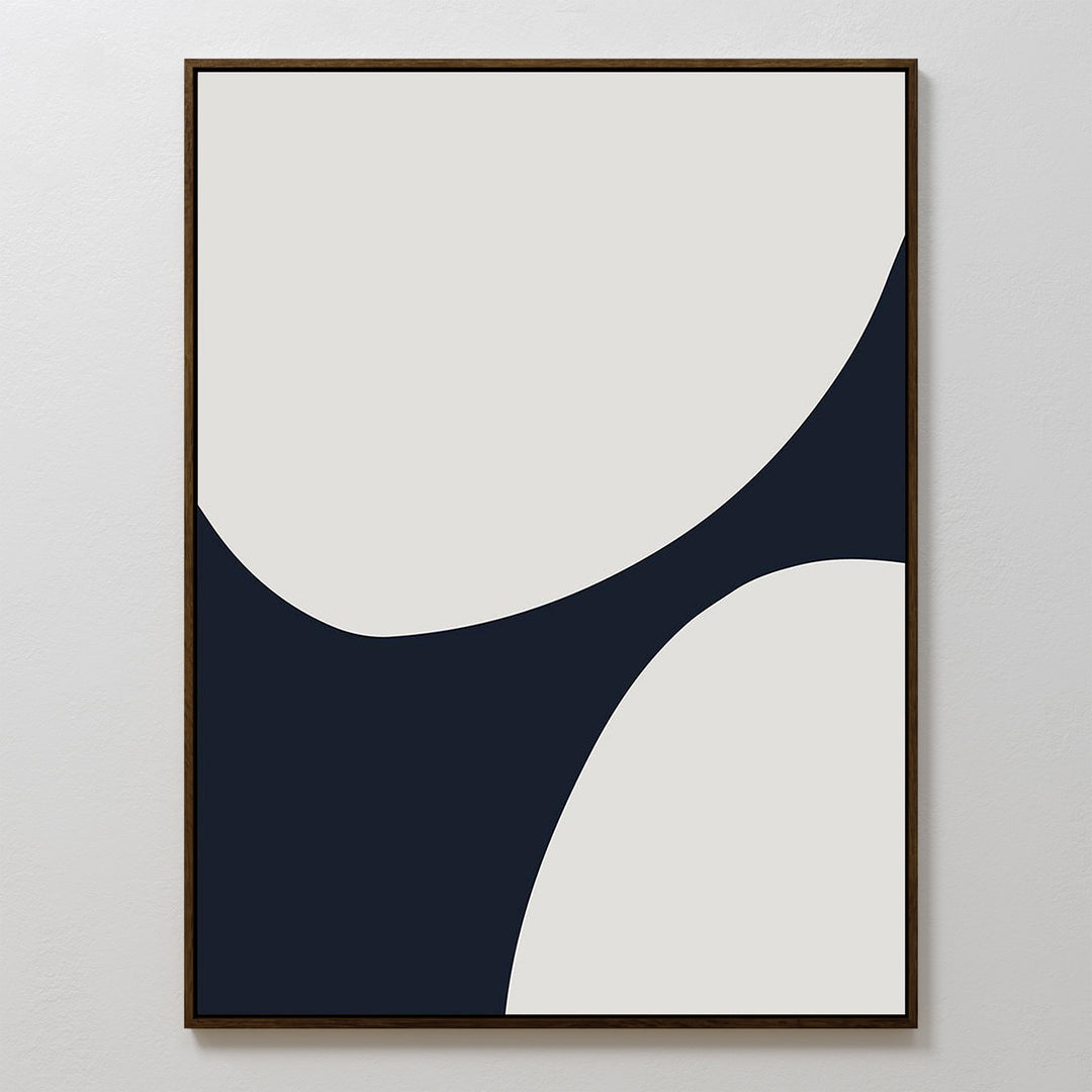 Contrast Harmony Abstract Canvas Art