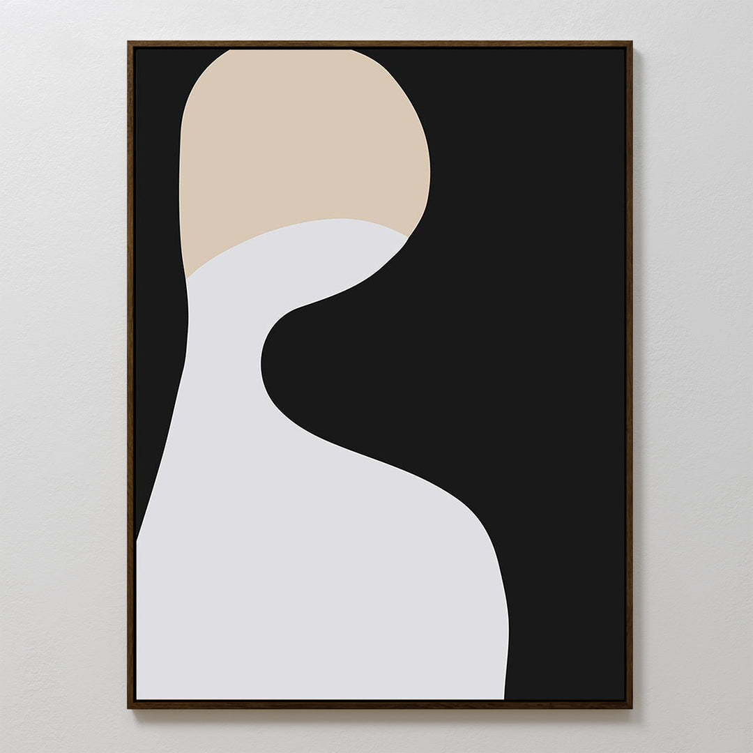 Ethereal Shapes Abstract Canvas Art