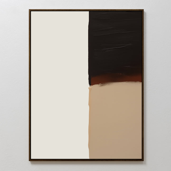 Divided Horizon Abstract Canvas Art