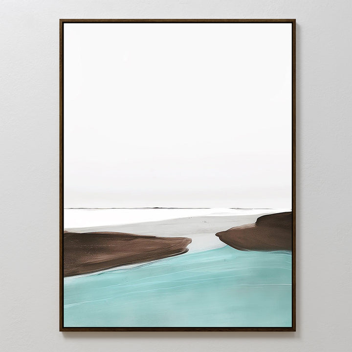 Tranquil Waters Abstract Canvas Art