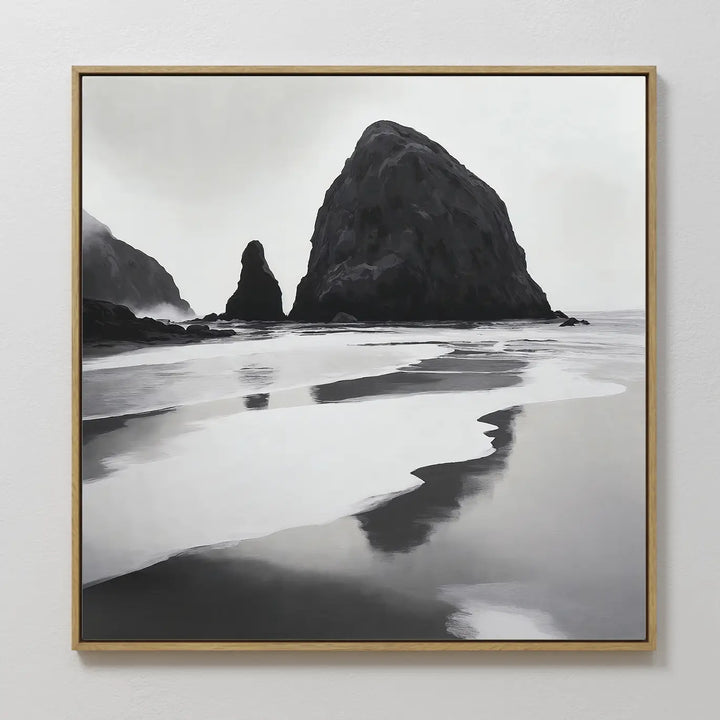 Basalt Beach Canvas Art