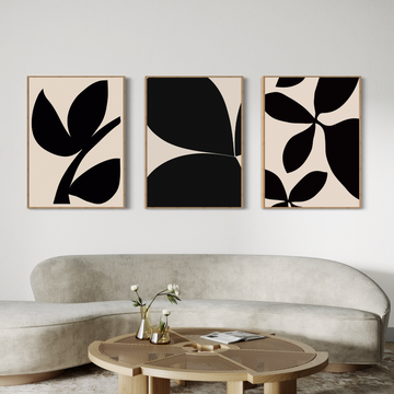 Black Botanical Set of 3 – Nordic Park