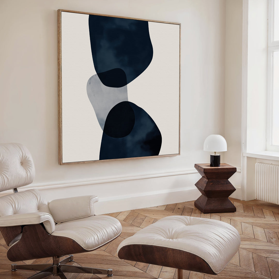 Blue Currents Canvas Art