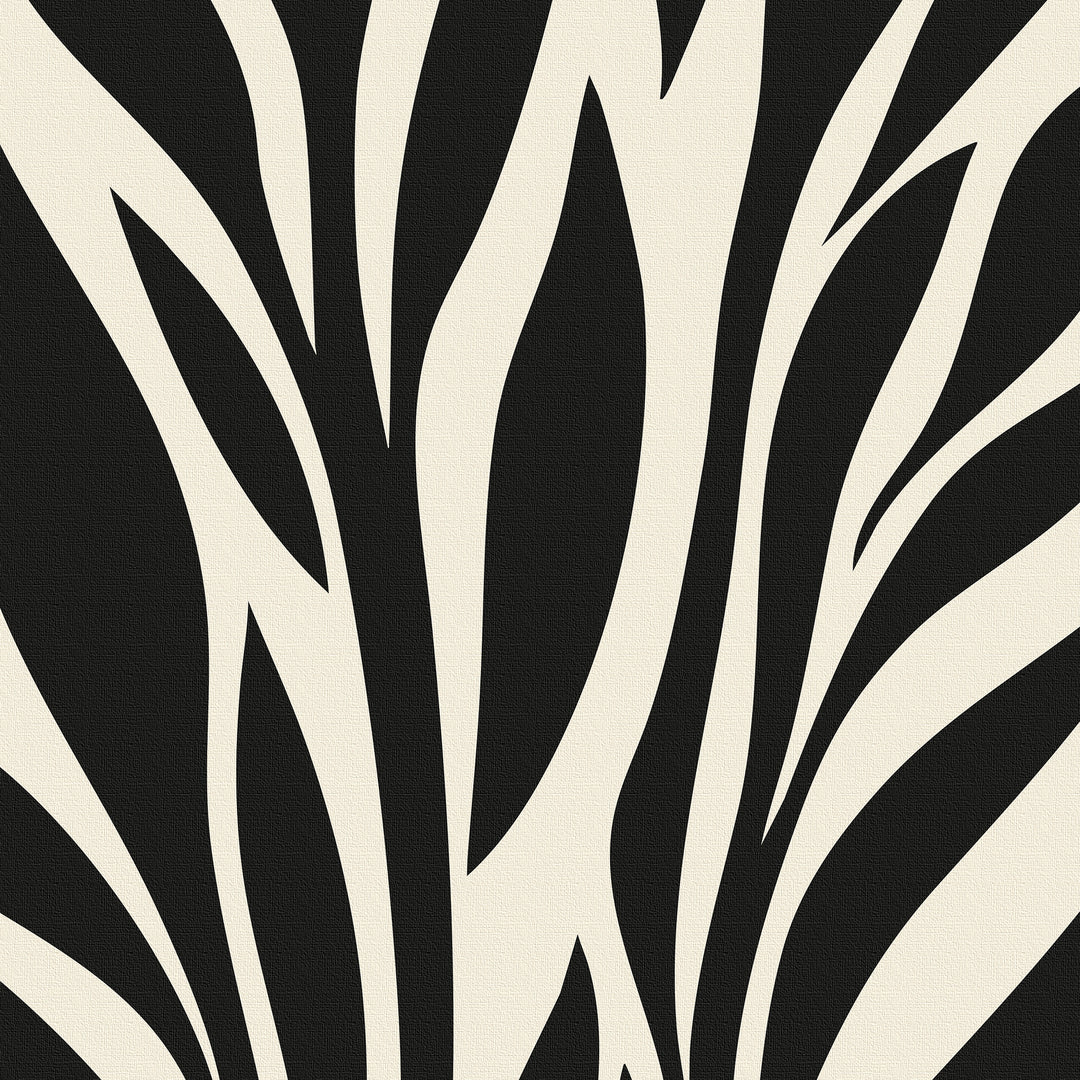 Black Palm Study Canvas Art features a minimalist black and white pattern with organic, interwoven forms on a canvas-like background—perfect as modern wall art for contemporary interiors.