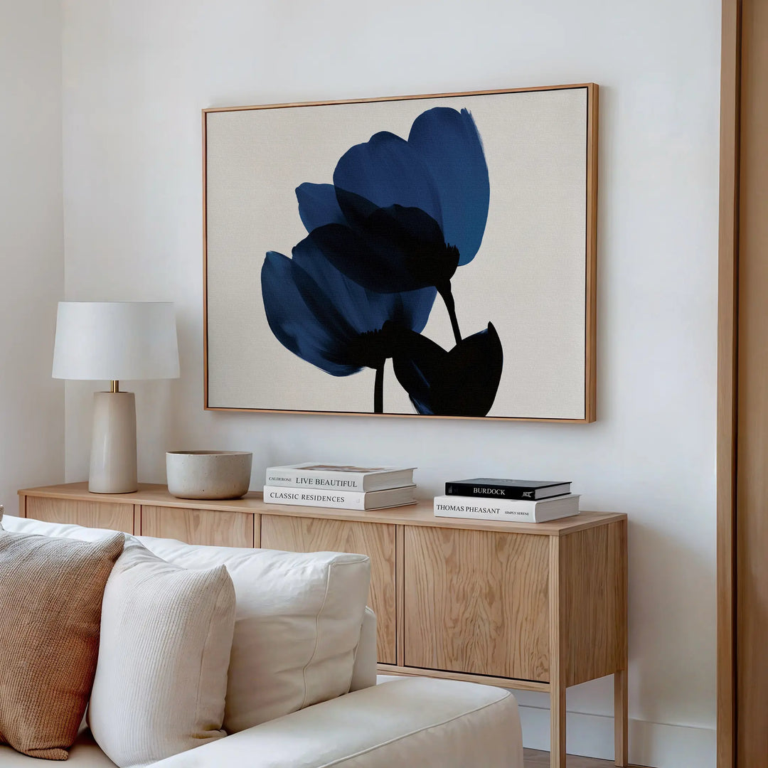 Bloom Abstract Canvas Art – Horizontal