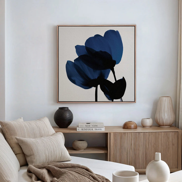 Bloom Abstract Canvas Art – Square