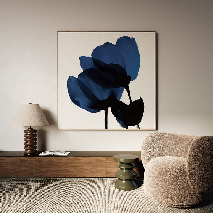 Bloom Abstract Canvas Art – Square
