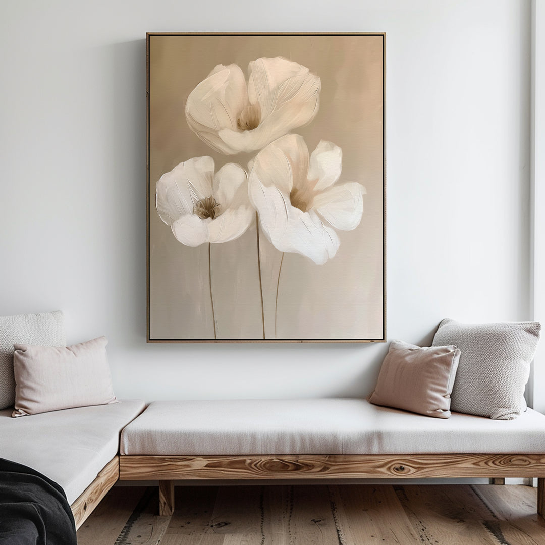 Blossom Trio Abstract Canvas Art