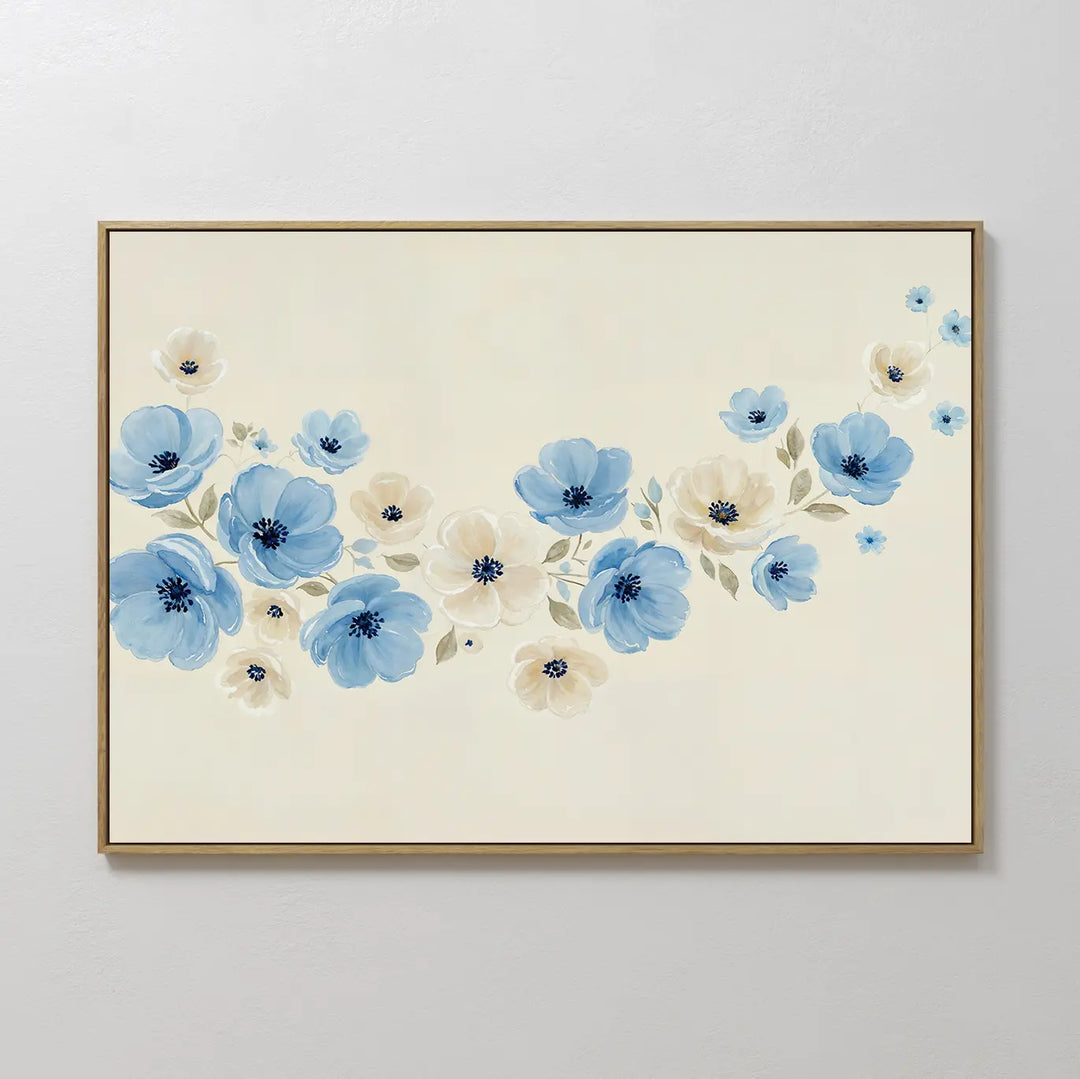 Blue Prairie Canvas Art