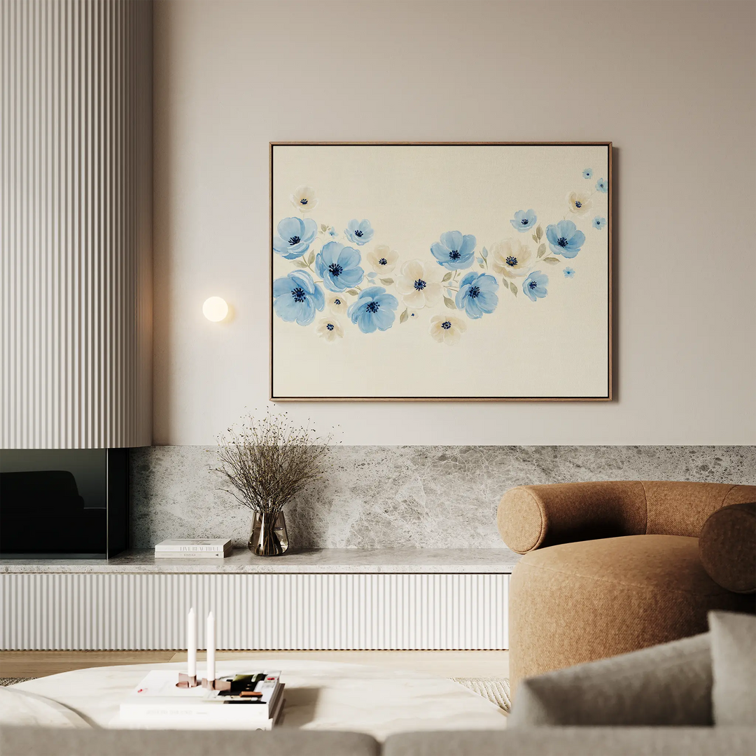 Blue Prairie Canvas Art