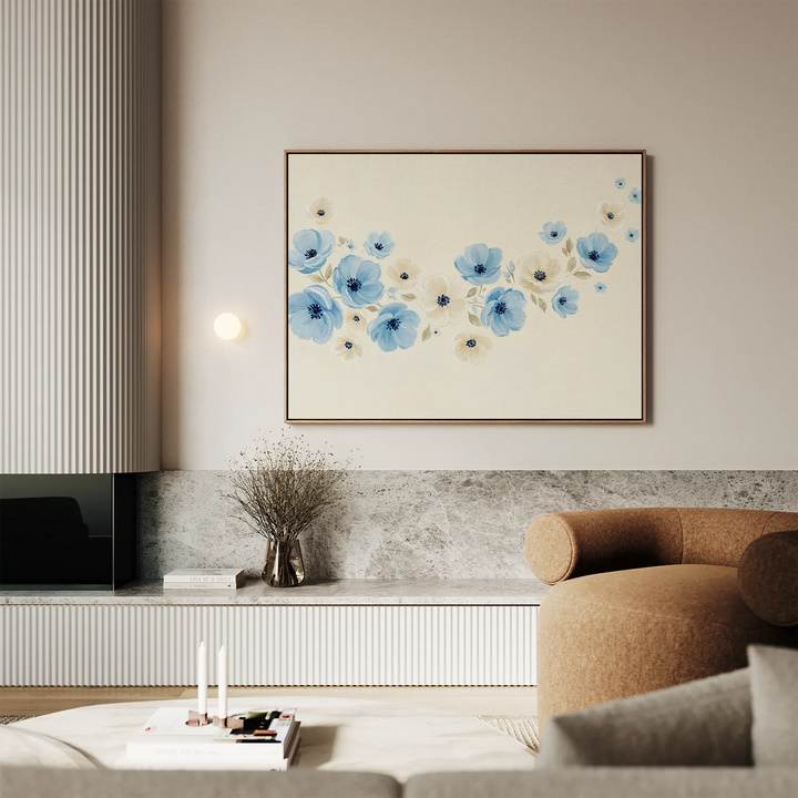Blue Prairie Canvas Art