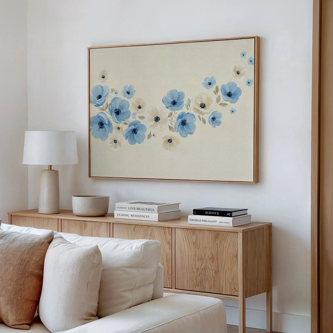 Blue Prairie Canvas Art