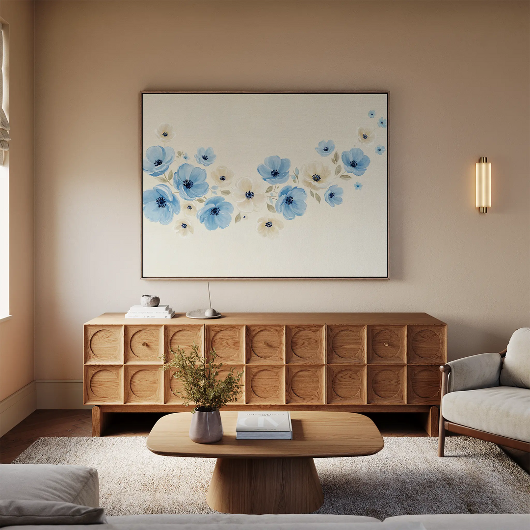 Blue Prairie Canvas Art