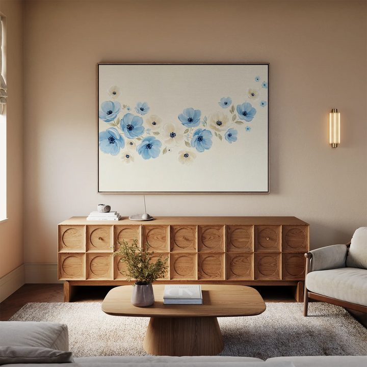 Blue Prairie Canvas Art