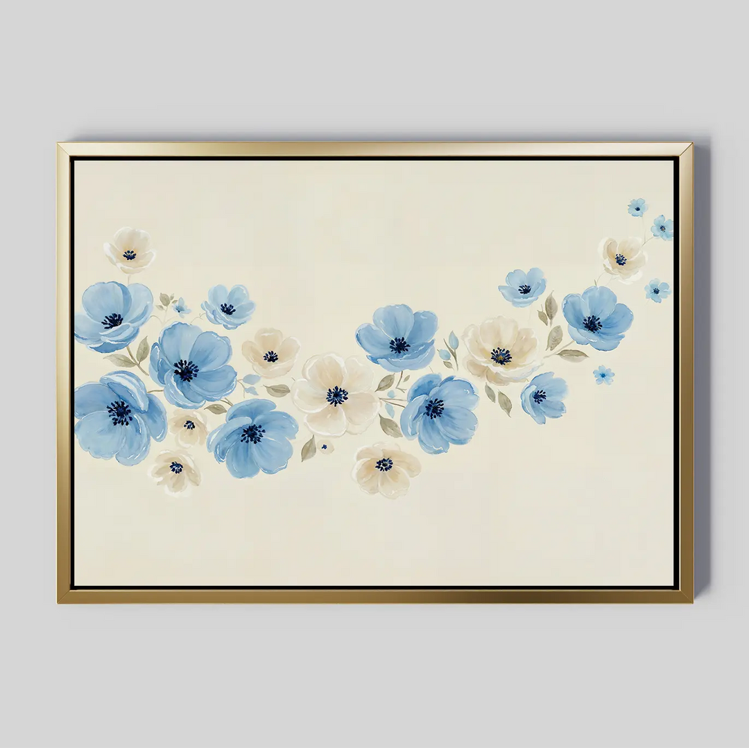 Blue Prairie Canvas Art