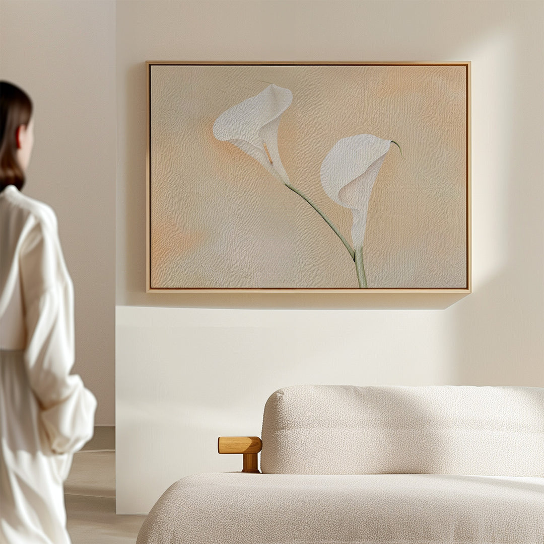 Calla Serenity Abstract Canvas Art