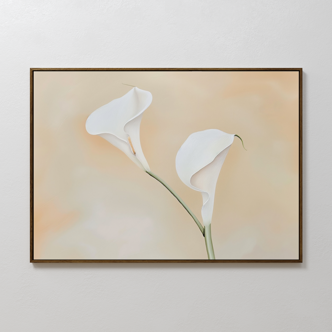 Calla Serenity Abstract Canvas Art