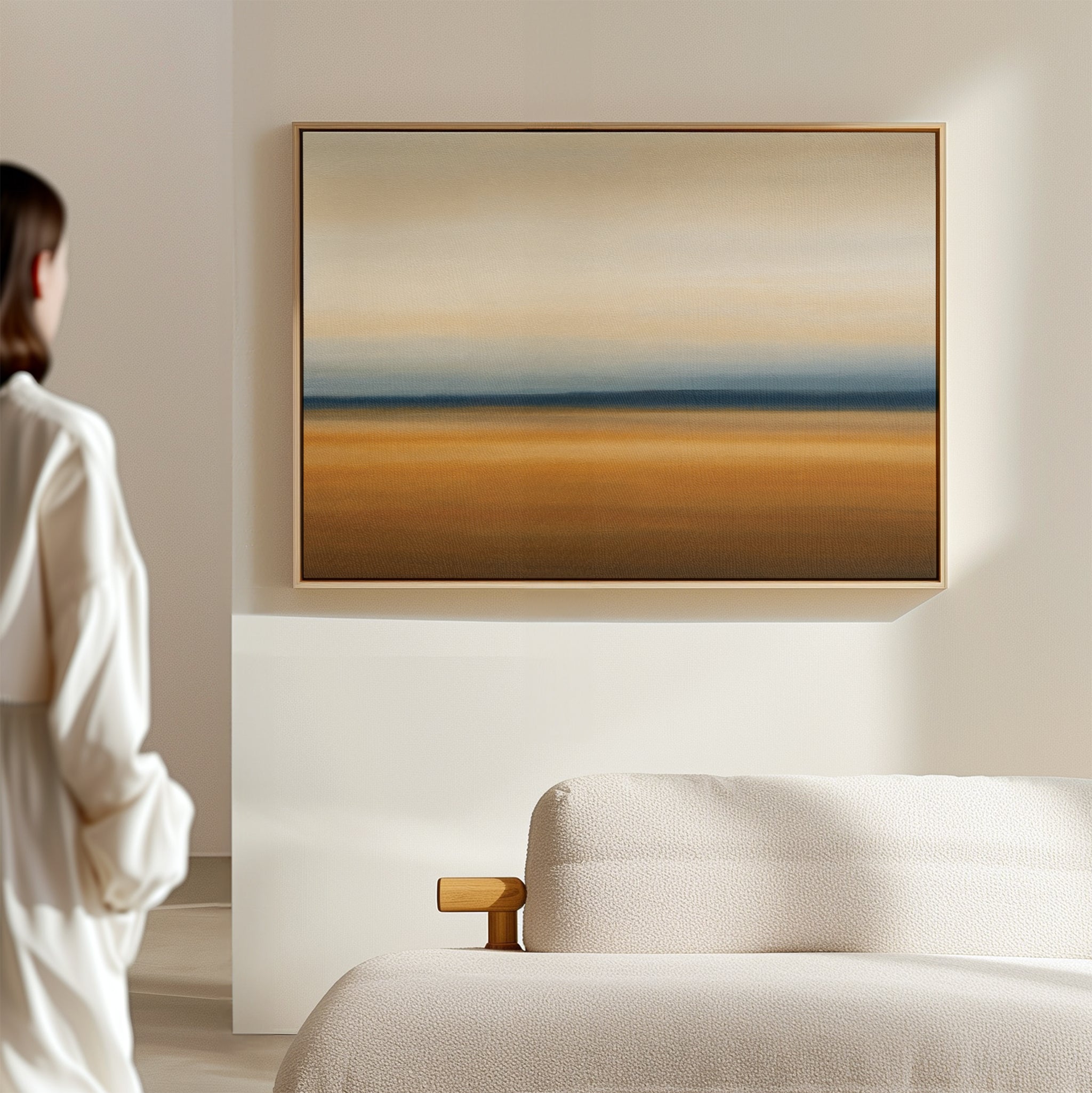 Caramel Plains Canvas Art – Horizontal – Nordic Park