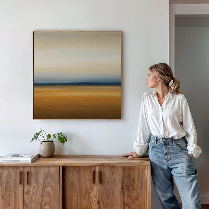 Caramel Plains Canvas Art