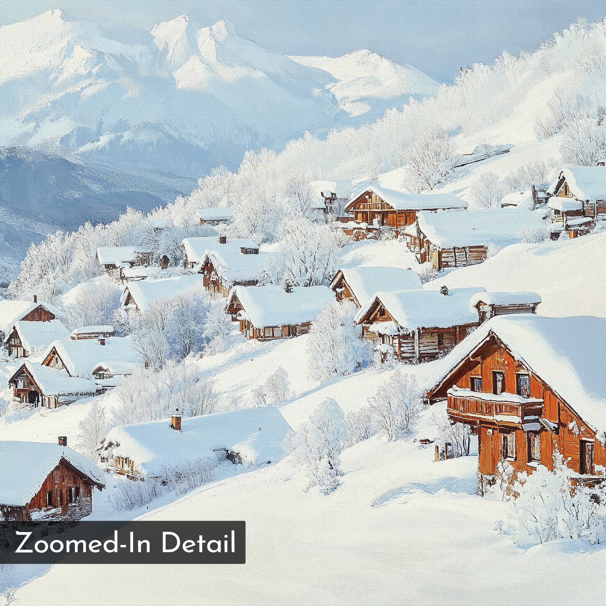 Chalet View Canvas Art – Nordic Park