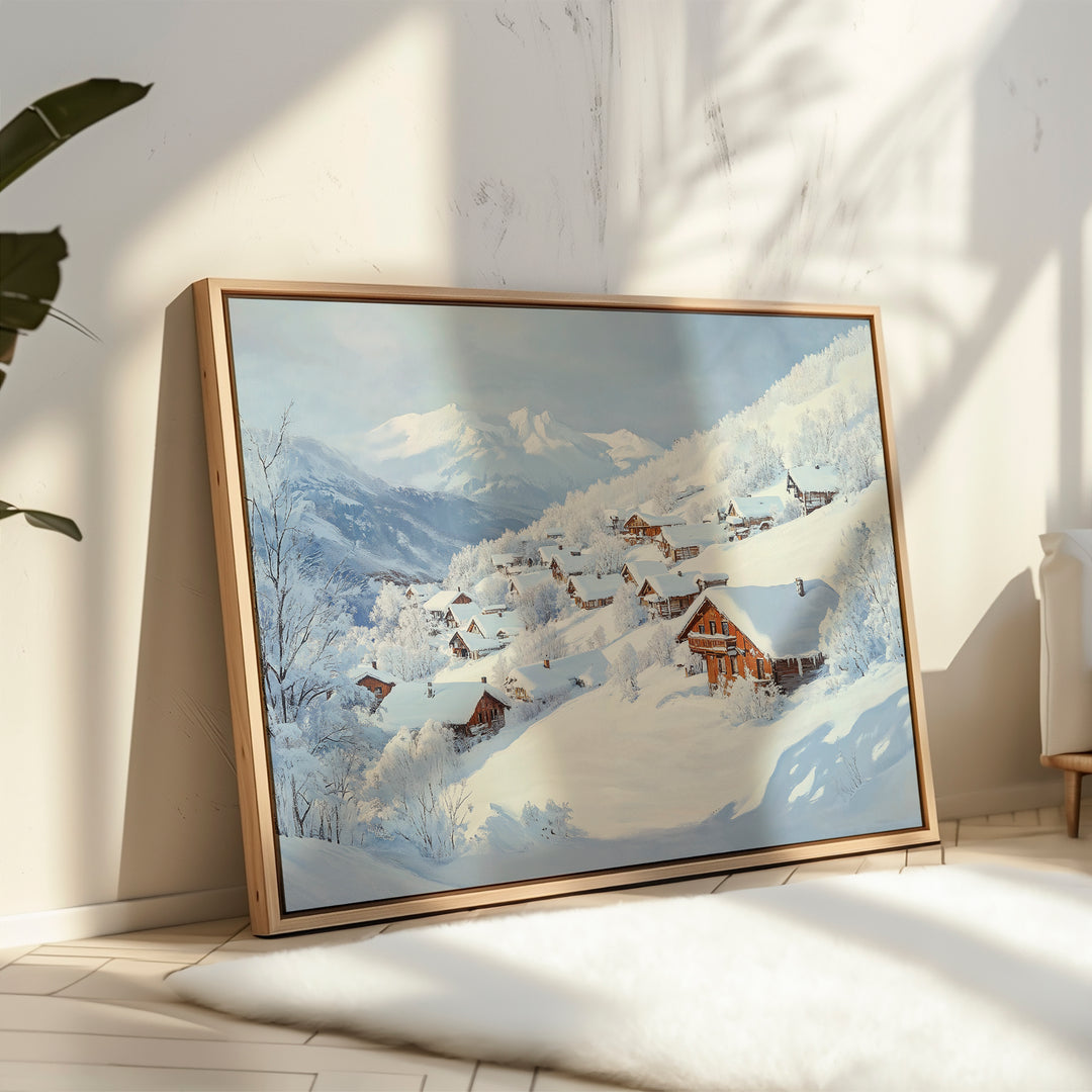 Chalet View Canvas Art