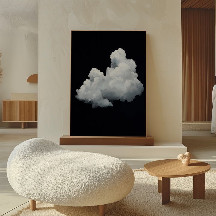 Cloud In Darkness Abstract Canvas Art