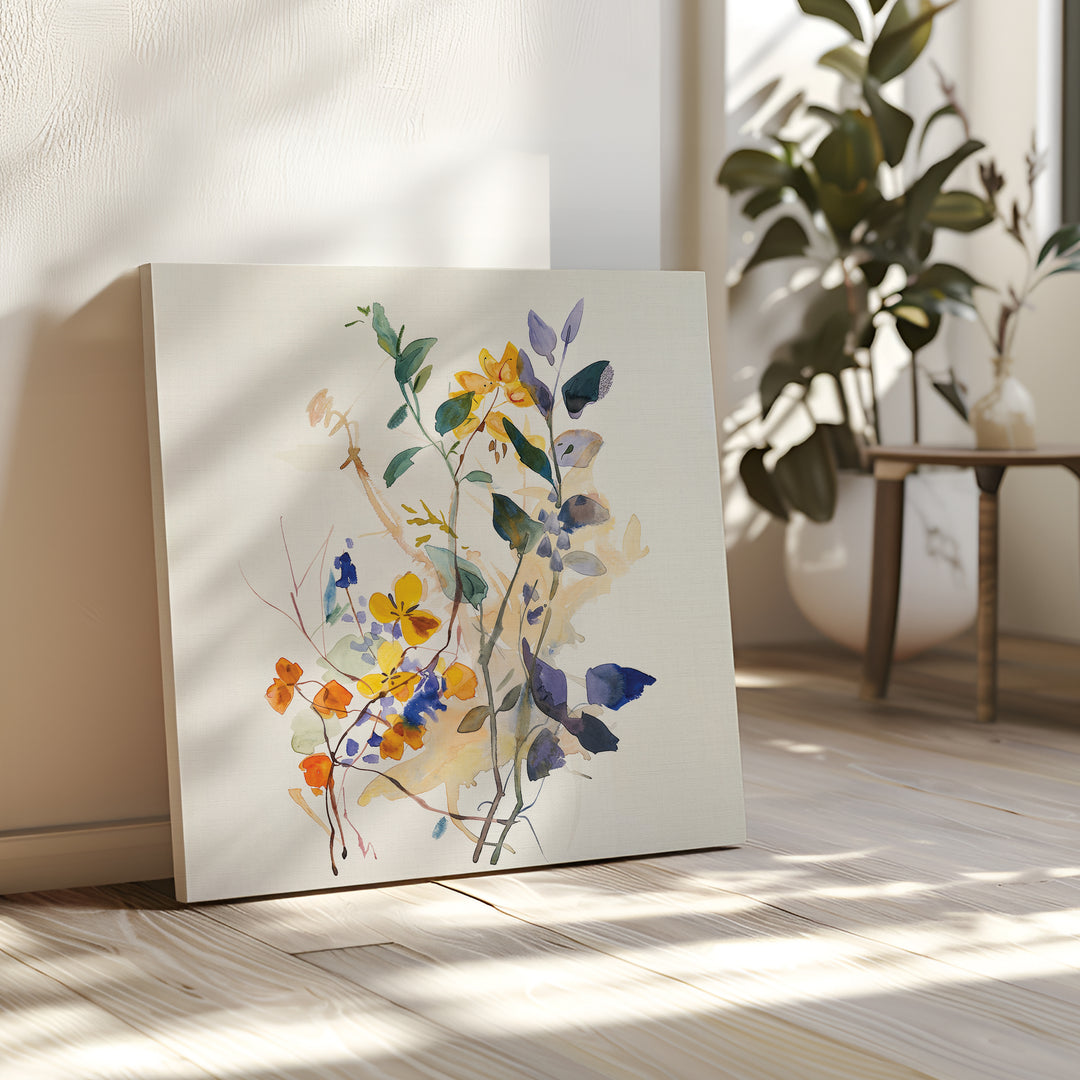 Colorful Branches Canvas Art