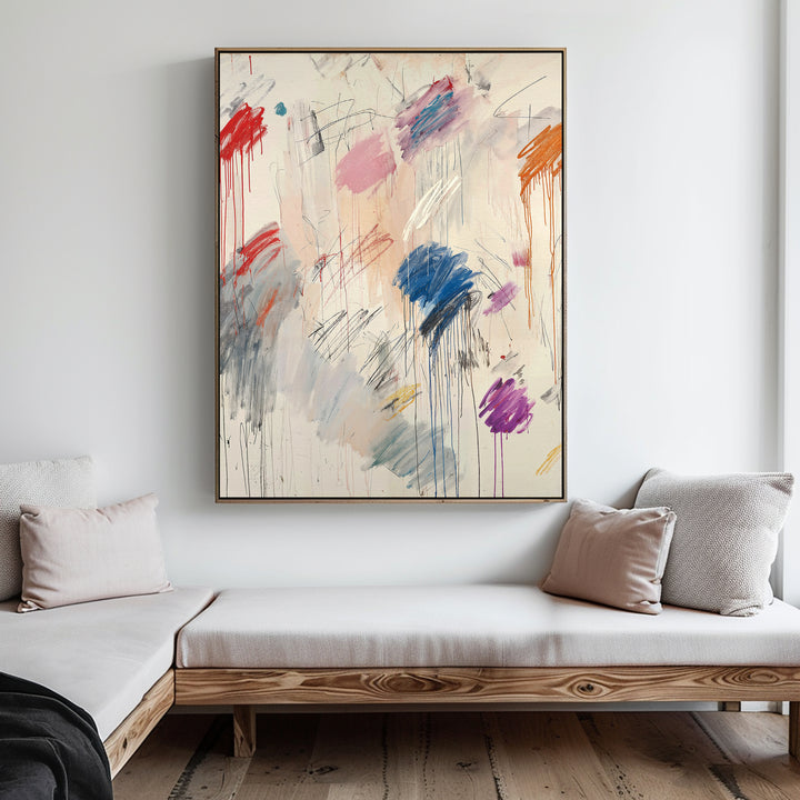 Colorful Whispers Abstract Canvas Art