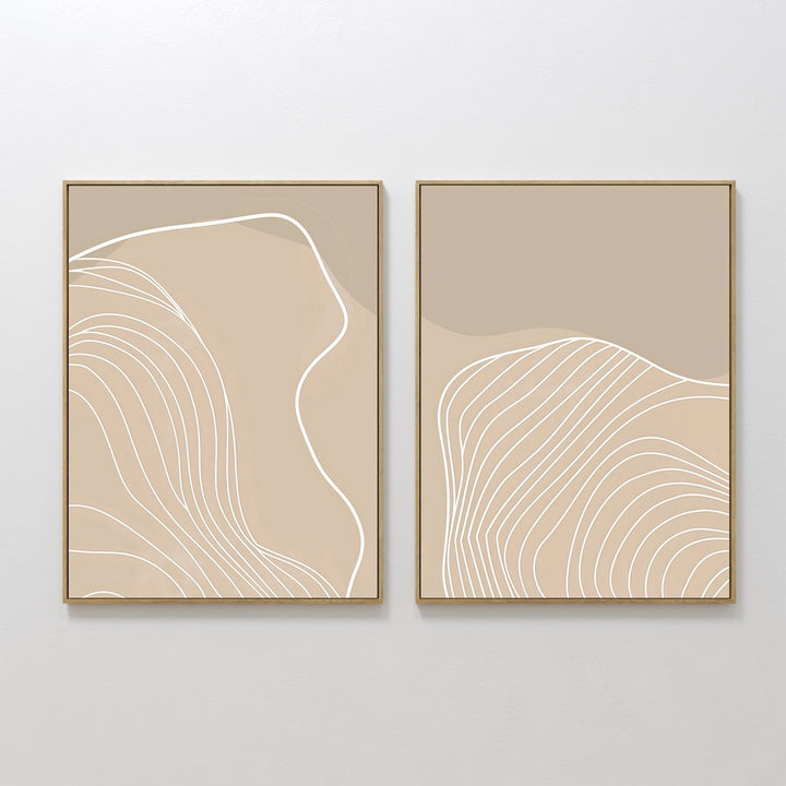 Contour Lines Set of 2