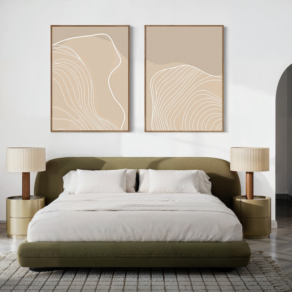 Contour Lines Set of 2