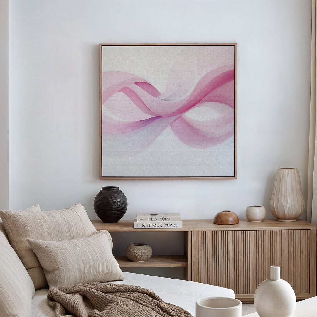 Rosy Drift Canvas Art