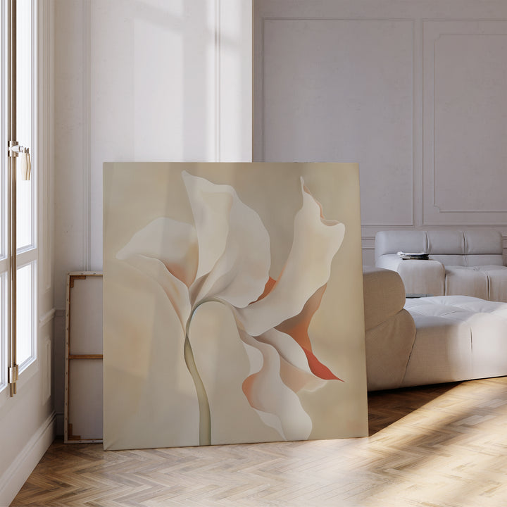 Delicate Bloom Abstract Canvas Art