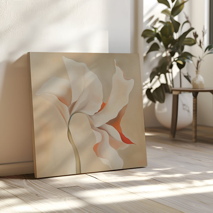 Delicate Bloom Abstract Canvas Art