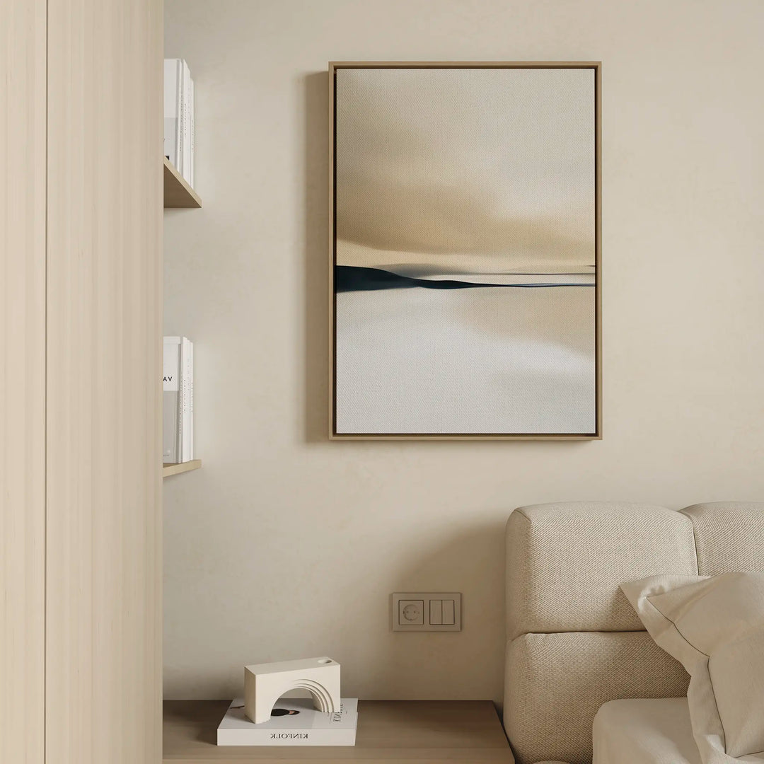 Desert Quietude Canvas Art – Vertical