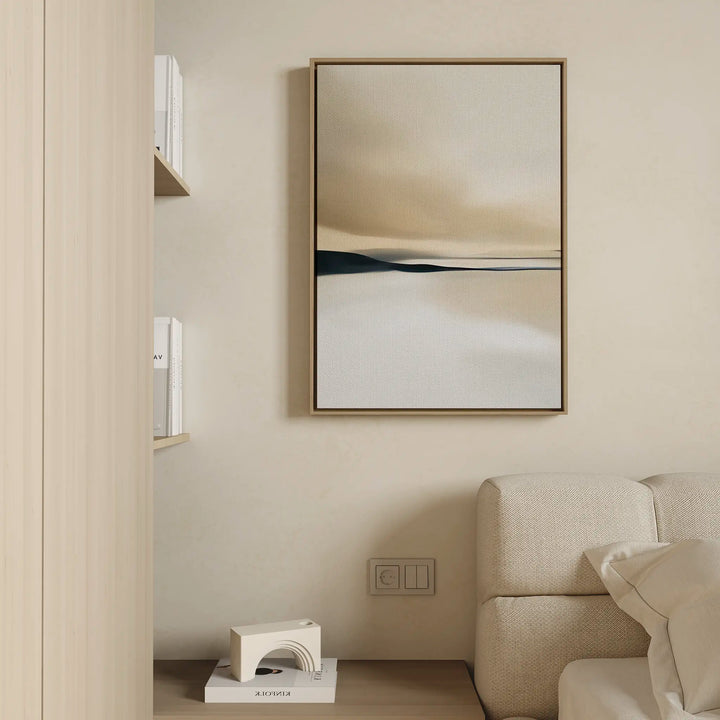 Desert Quietude Canvas Art – Vertical