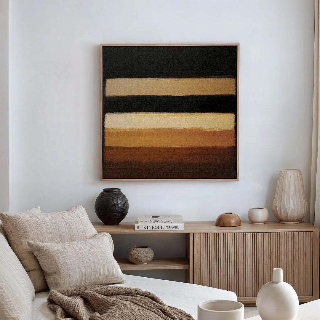 Earth Layers Canvas Art