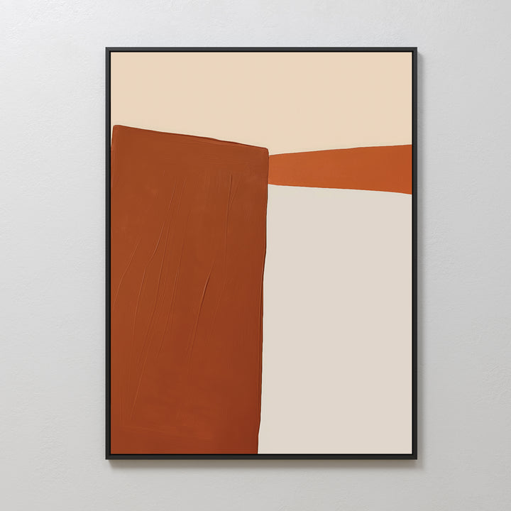 Earthen Divide Abstract Canvas Art